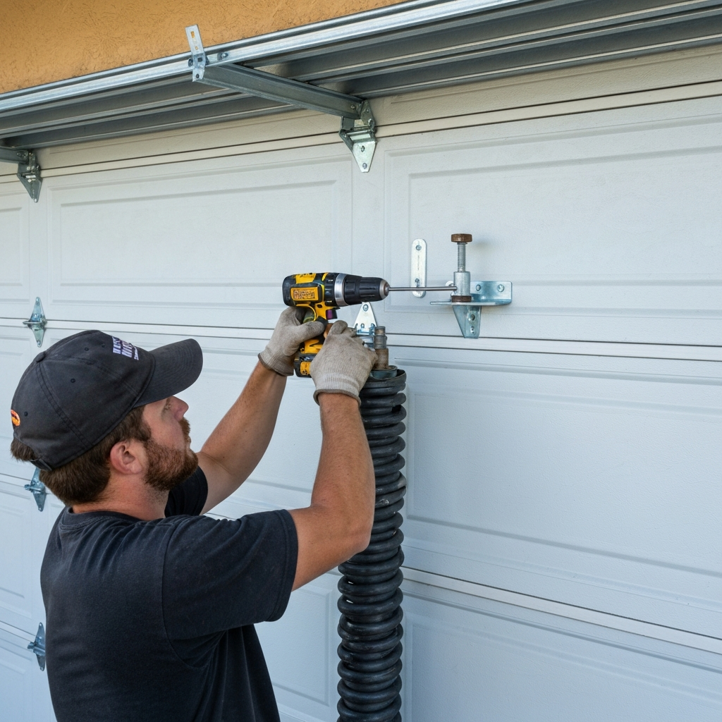 professional garage door opener service