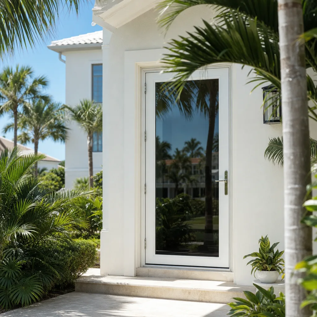 Illustration for install new storm door in Boca Raton